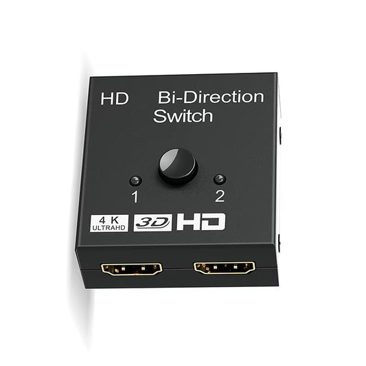 2 Port Hdmi-Compatible 2.0 Switch 4K 60Hz 2X11X2 Bi Directional Switcher UHD 4Kx2K 3D HD 2 Input 1 Output Splitter