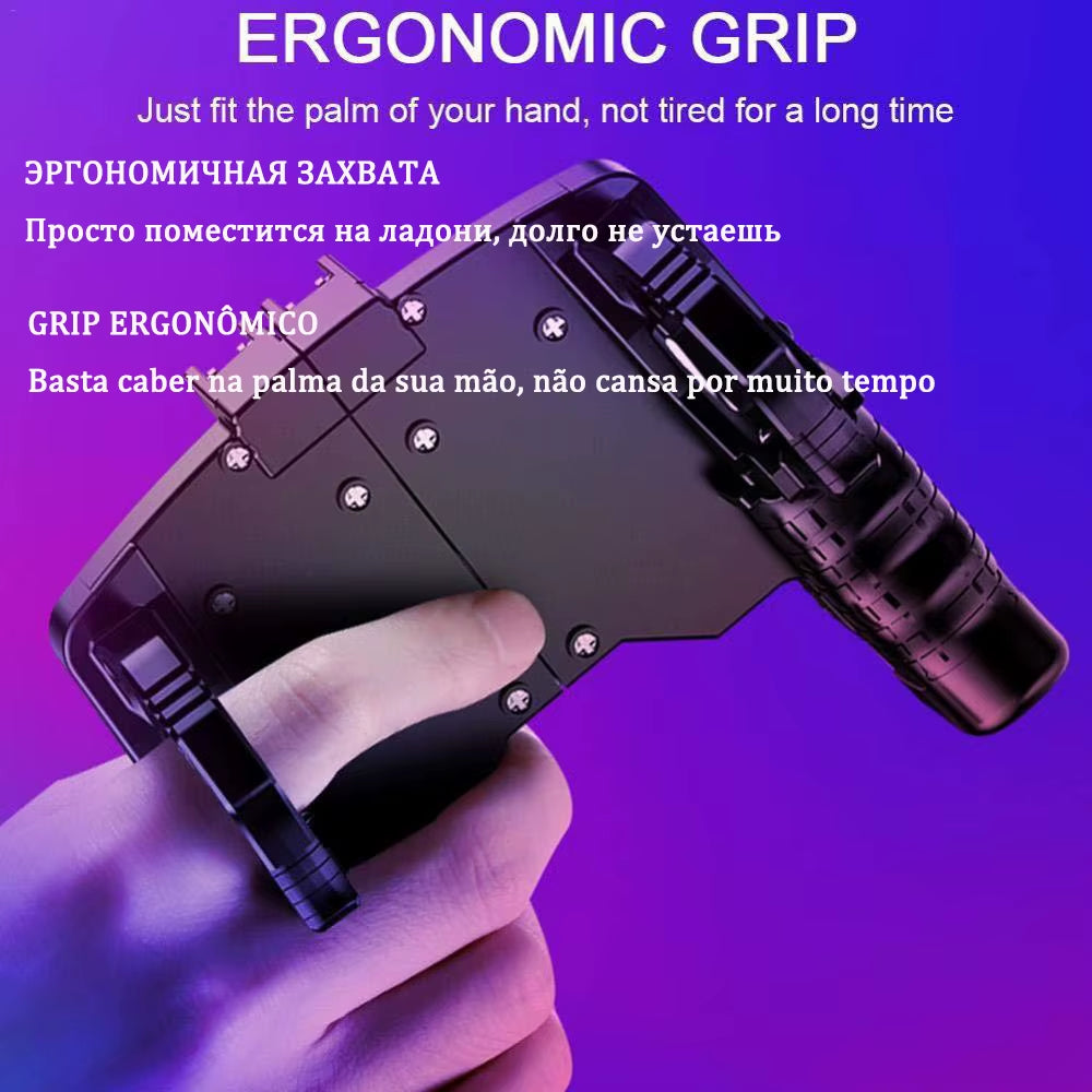 PUBG Controller Control for Phone Gamepad Joystick Android Iphone Trigger Free Fire Mobile Game Pad Pupg Hand Cellphone Gaming