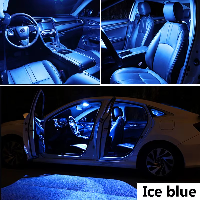 14Pcs LED Interior Dome Map Light Kit for VW Volkswagen Tiguan 5N 2007 2008 2009 2010 2011 2012 2013 2014 2015 Accessories